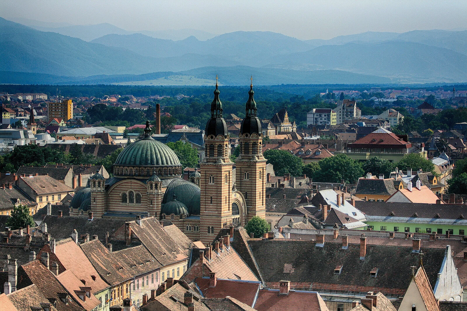 Vieille ville de Sibiu, Roumanie