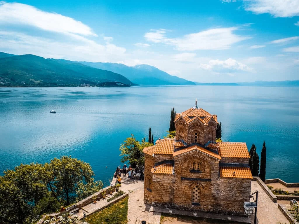 Lac d'Ohrid, Macédoine du Nord, Albanie