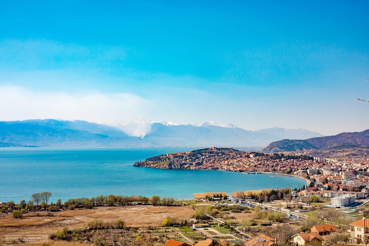 Lac d'Ohrid, Macédoine du Nord, Albanie