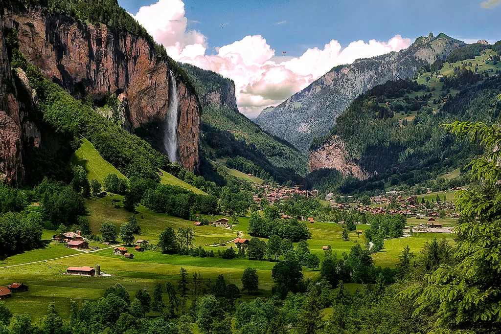 Vallée de Lauterbrunnen, Suisse
