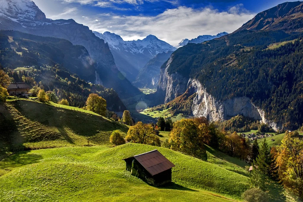 Vallée de Lauterbrunnen, Suisse