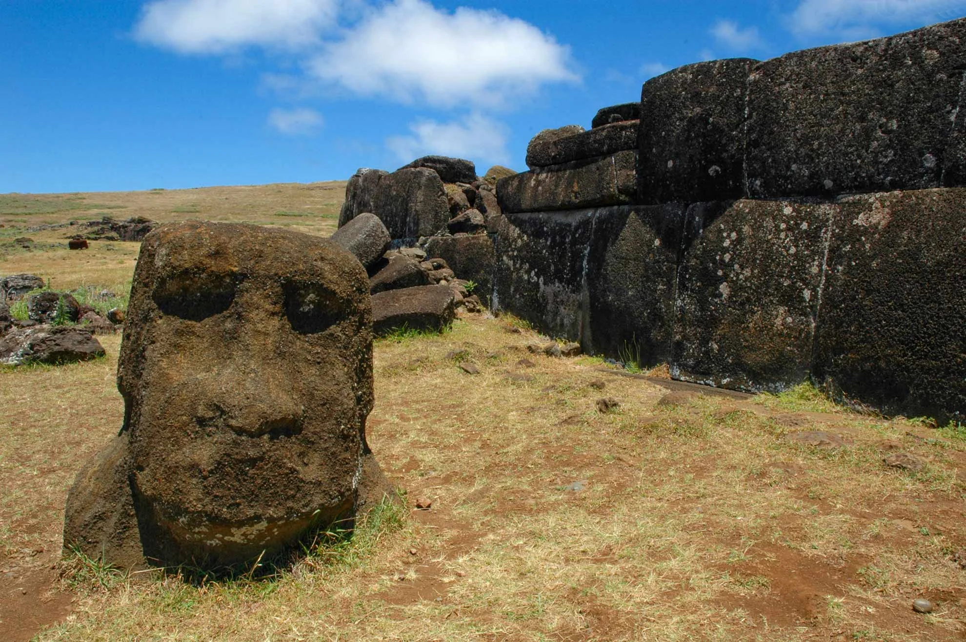 Ahu Vinapu, Chili, Île de Pâques
