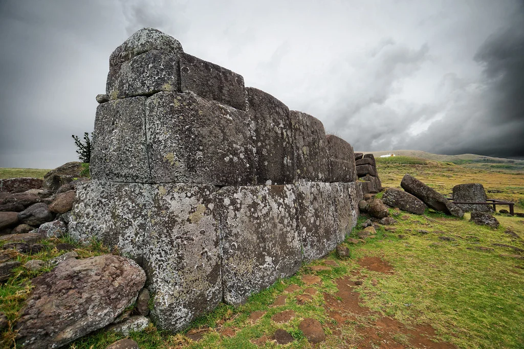 Ahu Vinapu, Chili, Île de Pâques