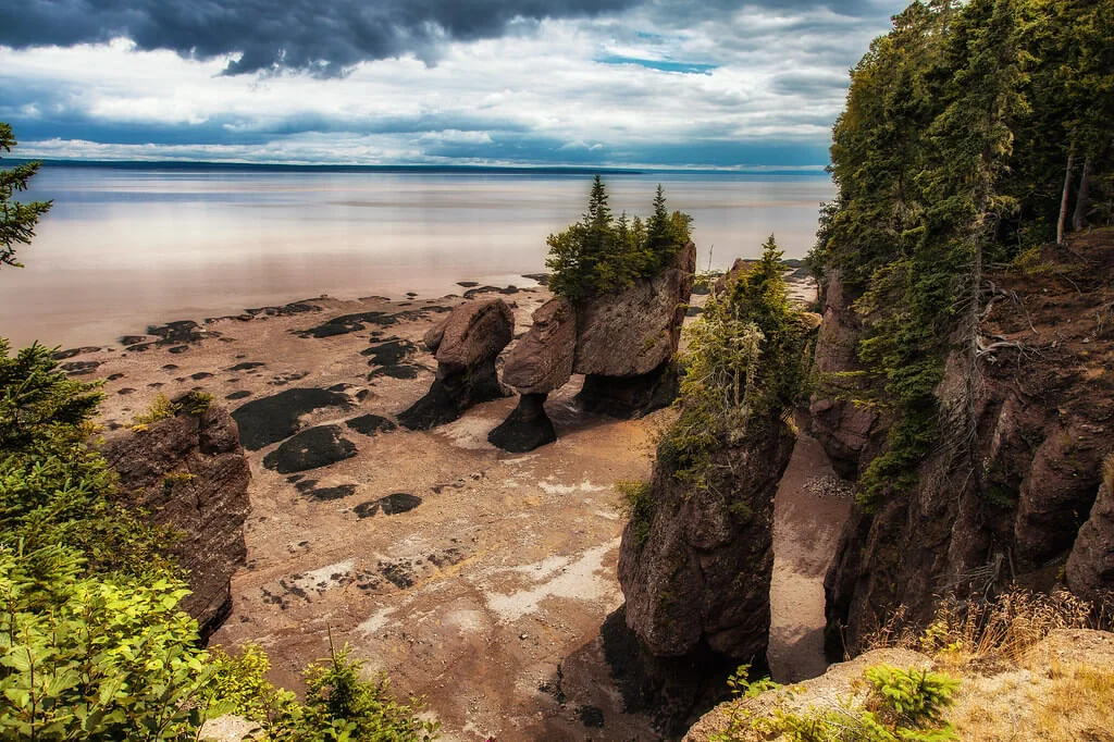 Baie de Fundy, Canada, États-Unis, Canada