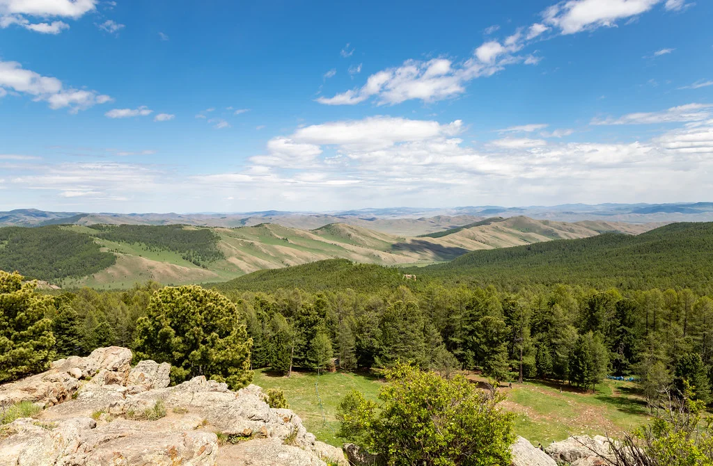 Monts Khangai, Mongolie, Mongolie, Mongolie, Mongolie
