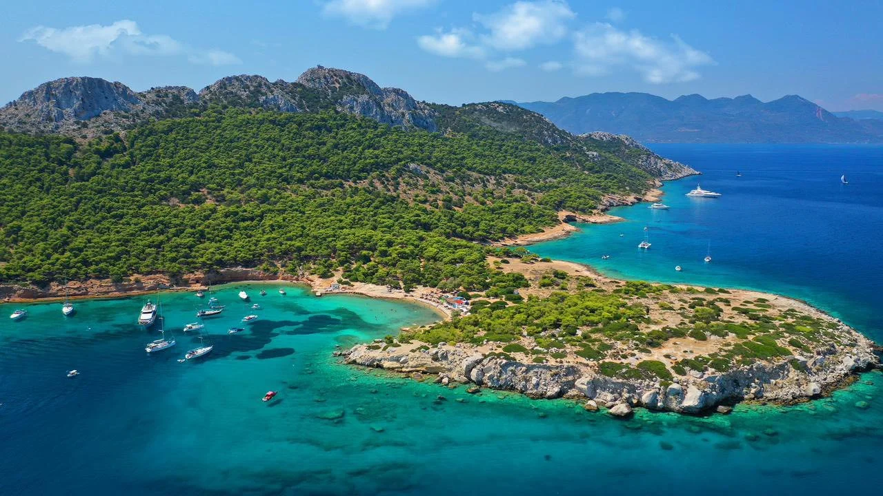 Moni Island, Grèce