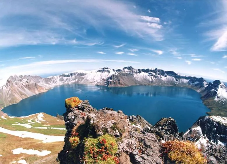 Lac du Paradis, Chine, Corée du Nord