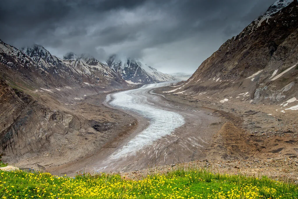 Glacier Drang-Drung, Inde