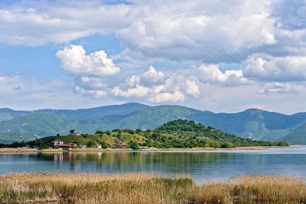 Lac Prespa, Macédoine du Nord, Albanie, Grèce