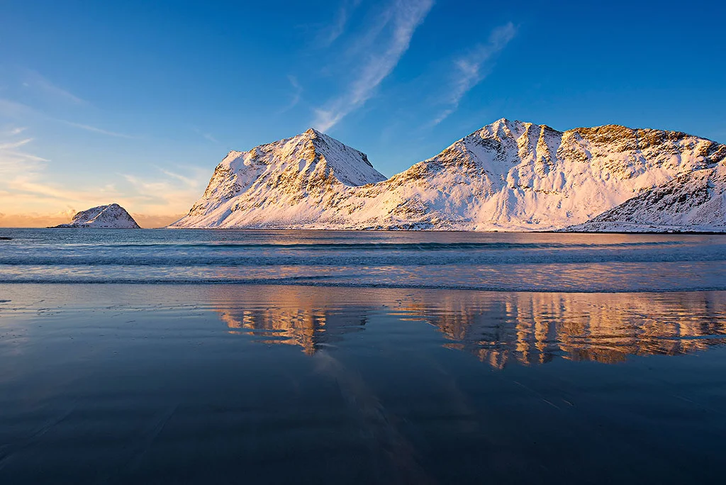 Haukland Beach, Norvège