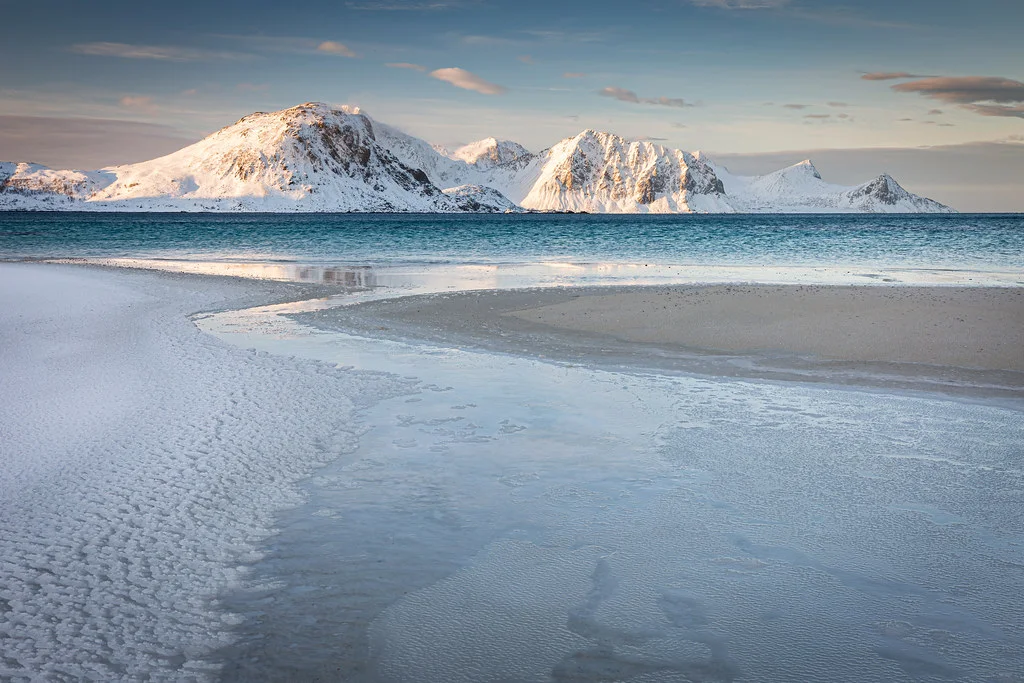 Haukland Beach, Norvège