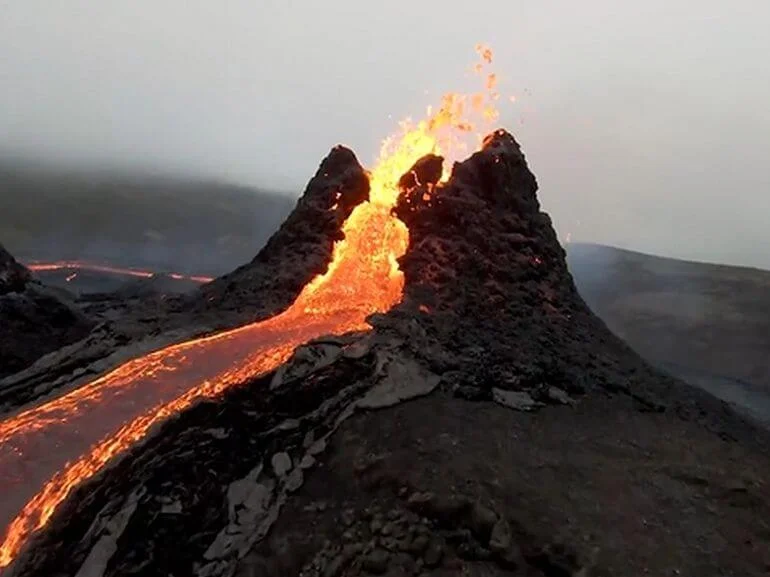 Fagradalsfjall, Islande