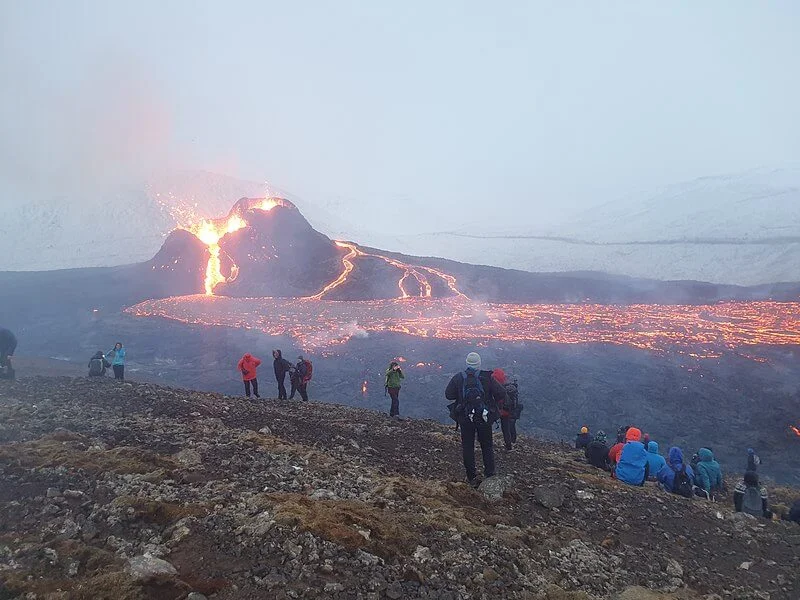 Fagradalsfjall, Islande