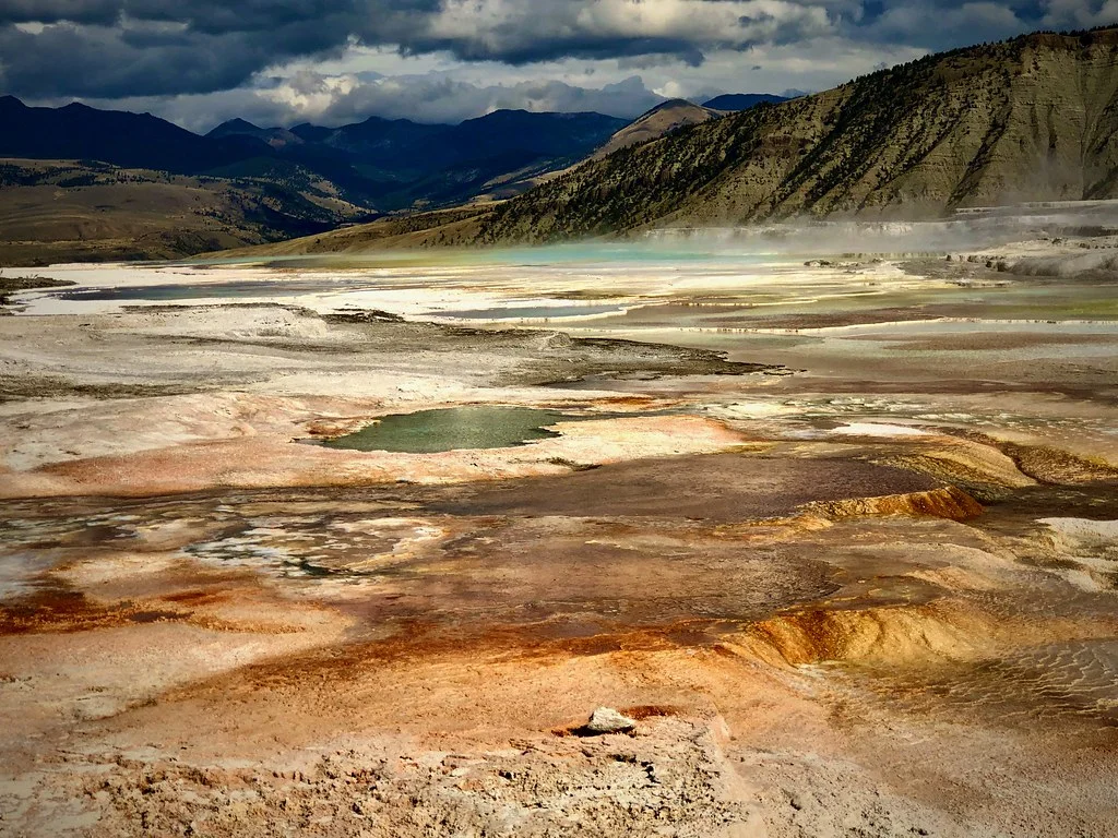 Mammoth Hot Springs, États-Unis