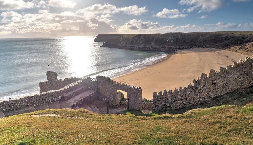 Baie de Barafundle, Pays de Galles
