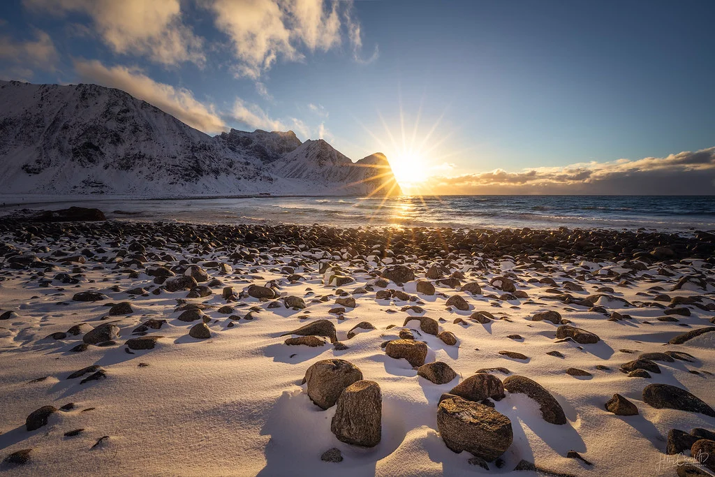 Unstad Beach, Norvège