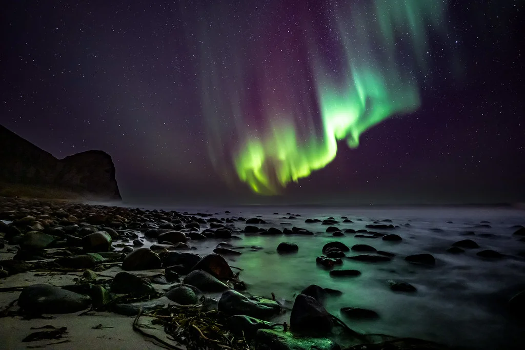 Unstad Beach, Norvège