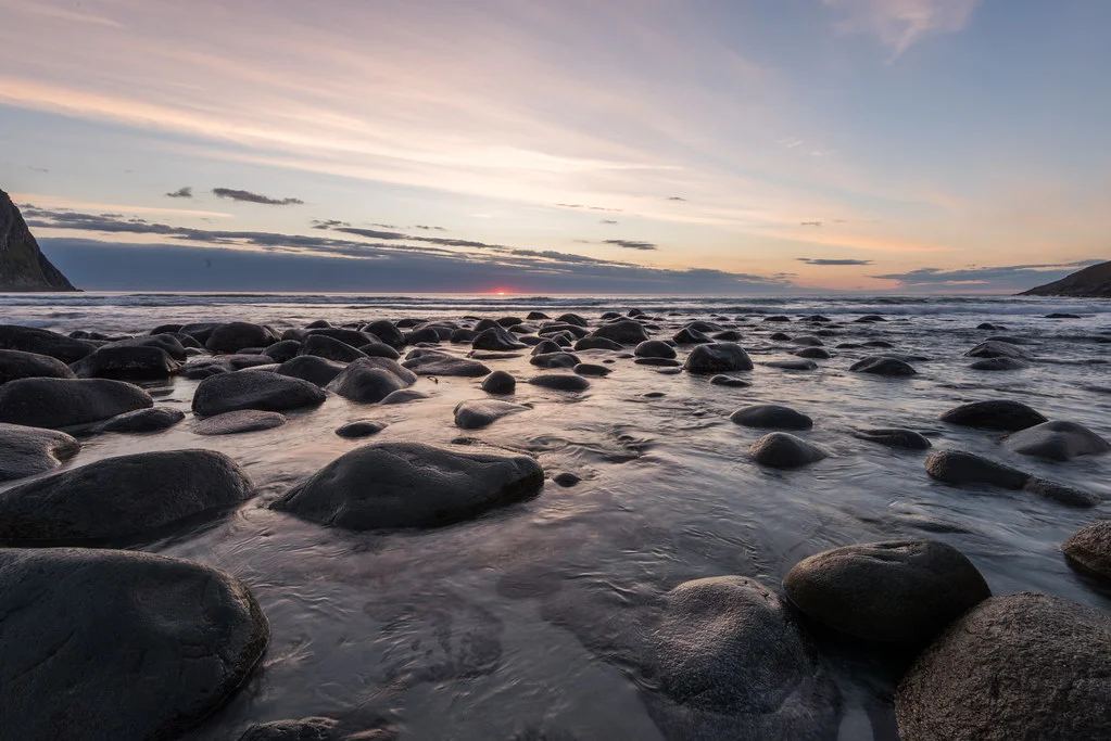 Unstad Beach, Norvège