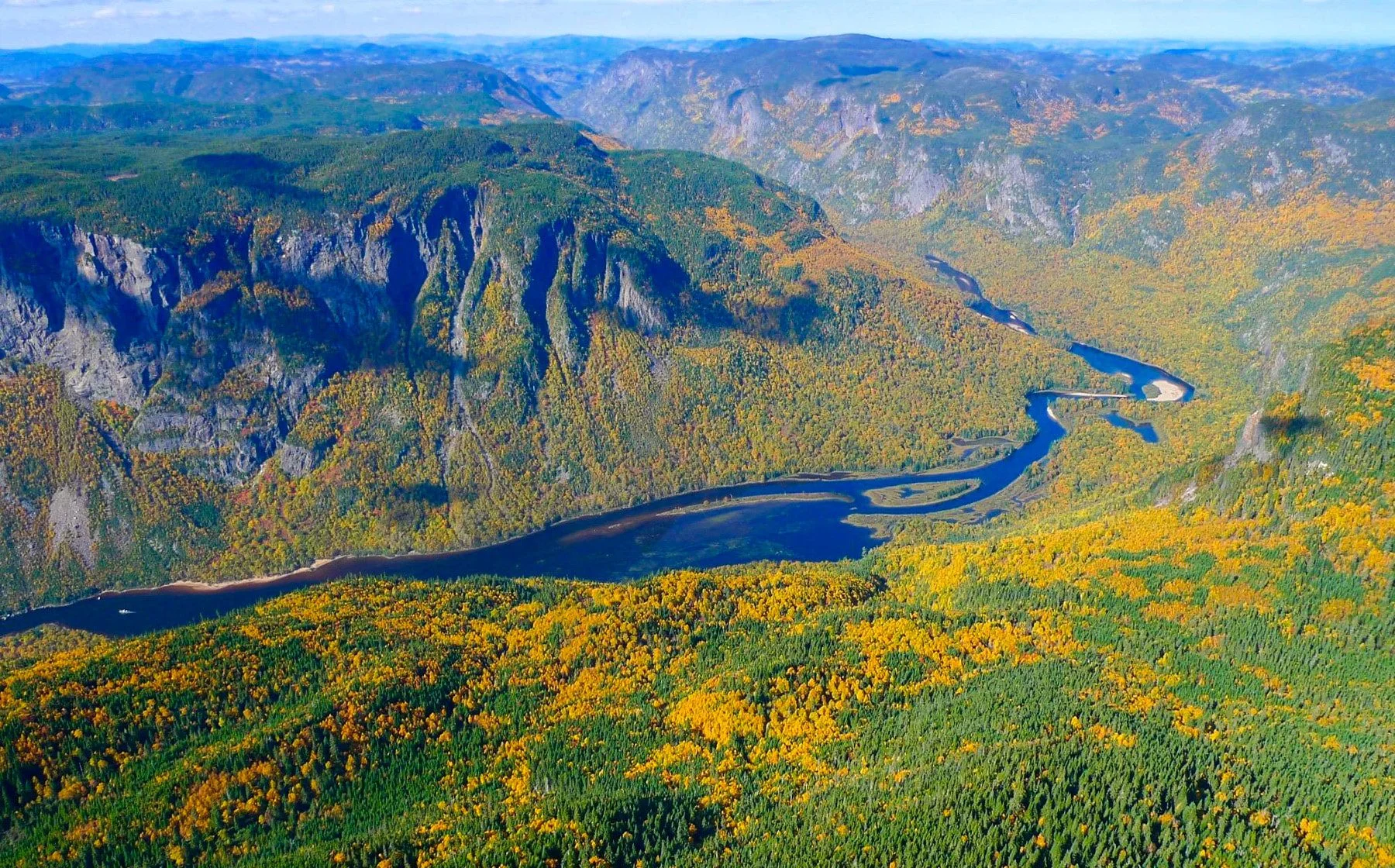 Parc national des Hautes-Gorges-de-la-Rivière-Malbaie, Canada