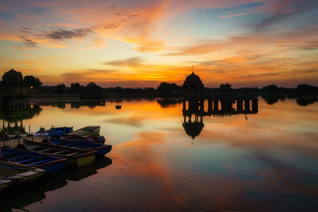 Gadisar Lake, Inde