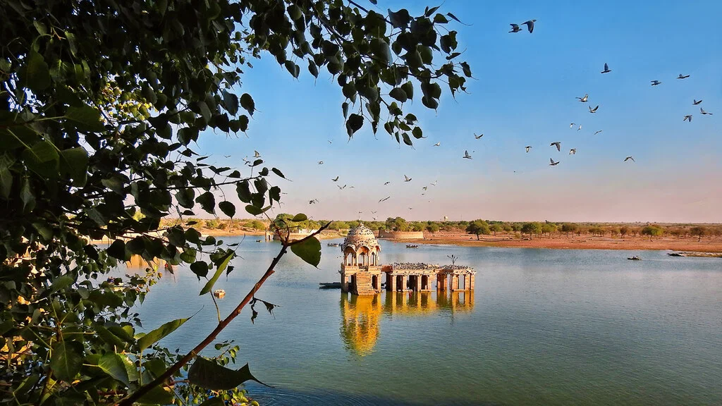 Gadisar Lake, Inde