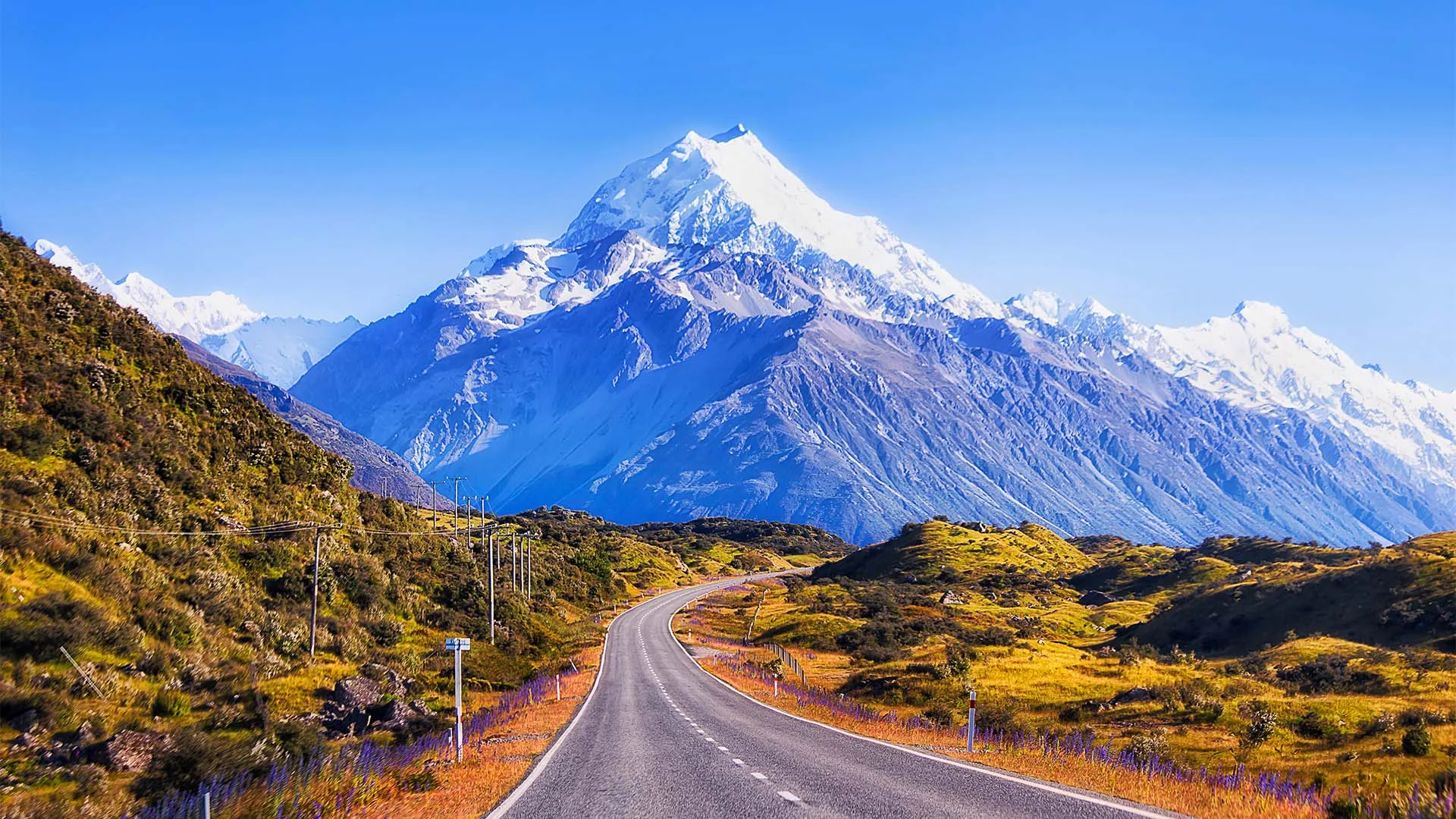 Parc national Aoraki/Mount Cook, Nouvelle-Zélande
