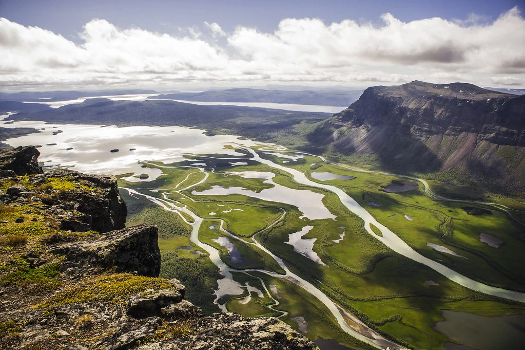 Sarektjakka, Suède
