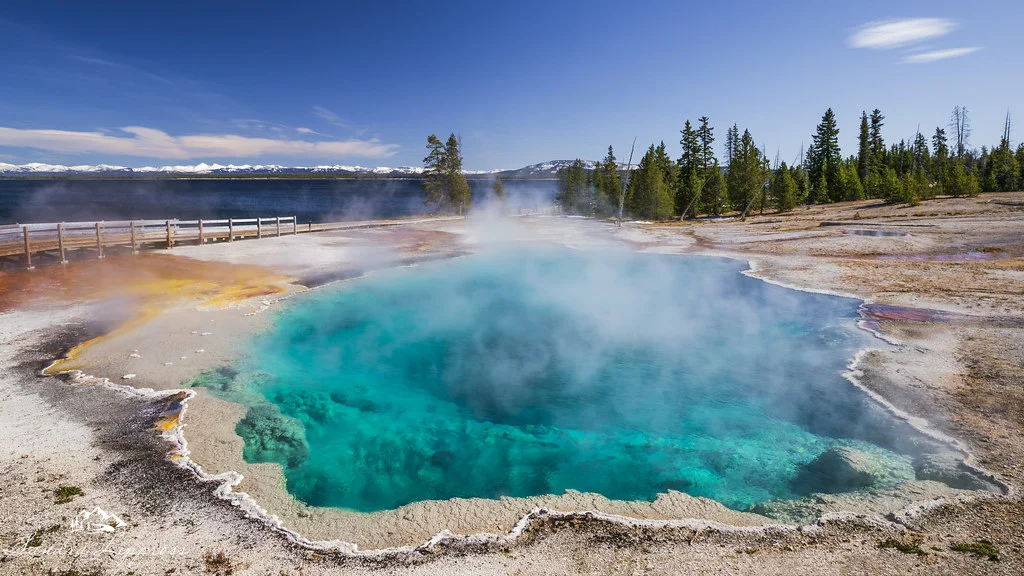 West Thumb Geyser Basin, États-Unis