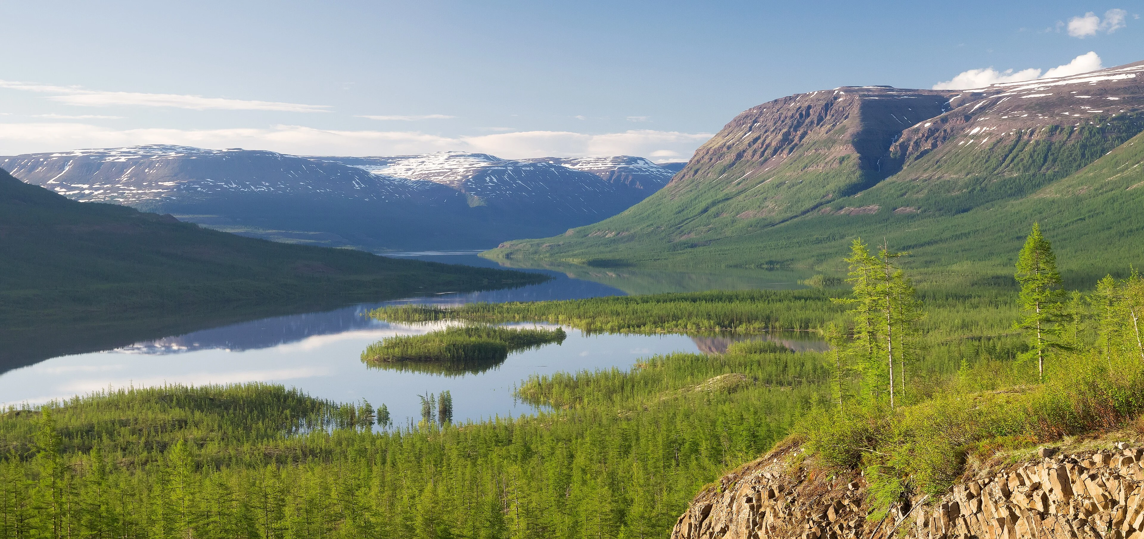 Lac Dyupkun, Russie