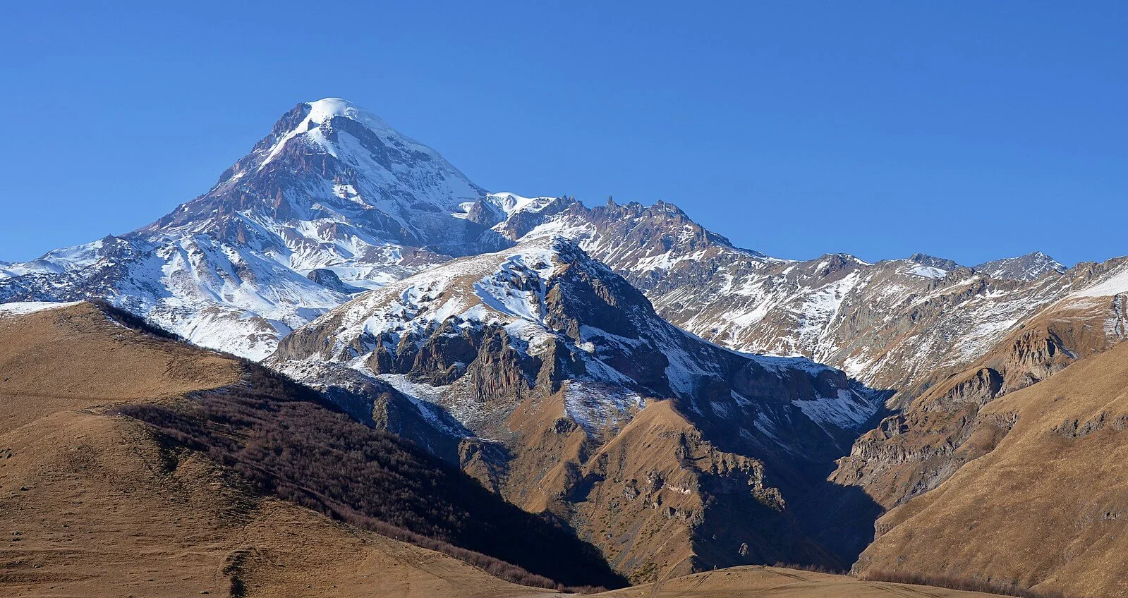 Mont Kazbek, Géorgie