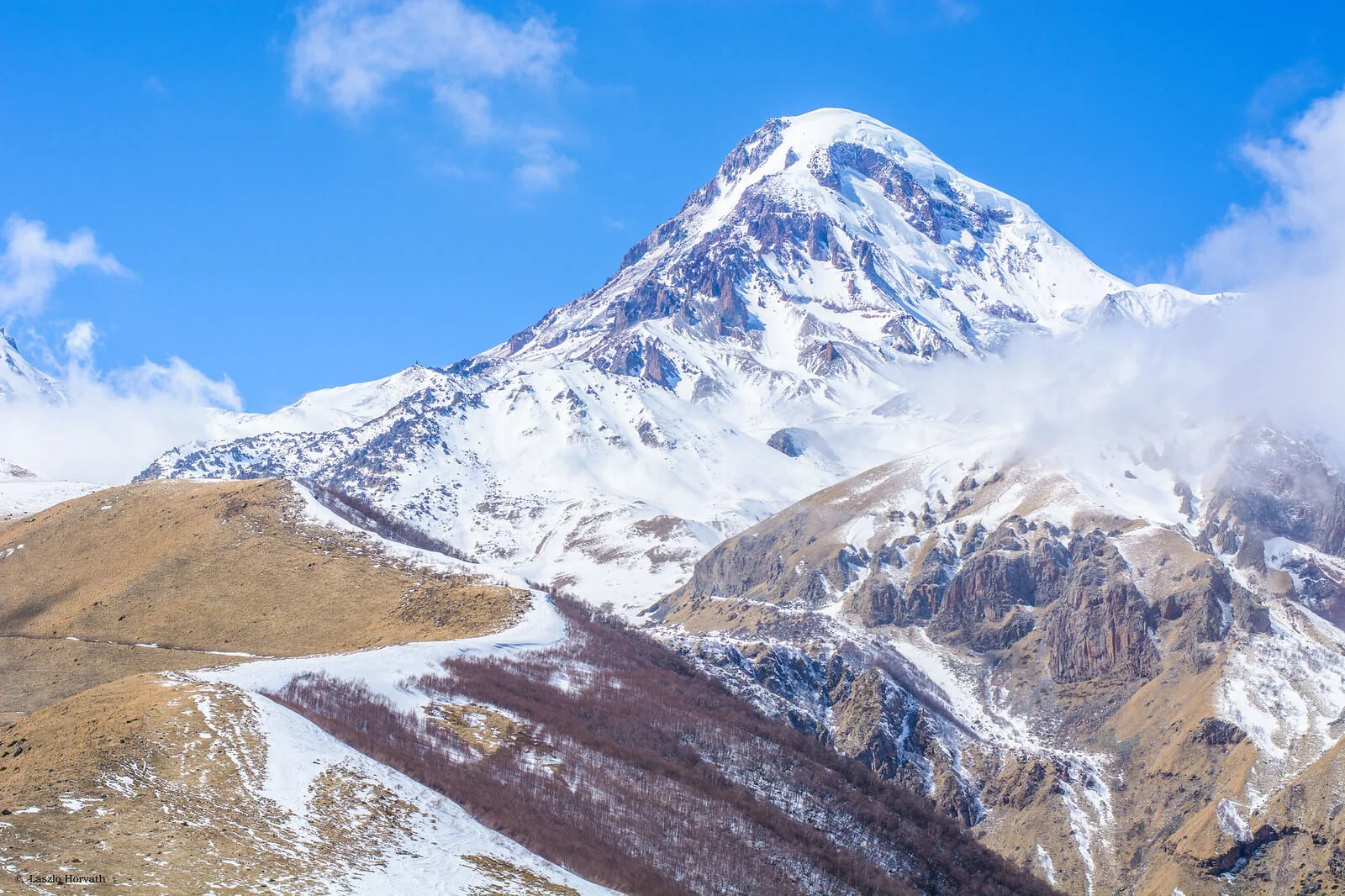 Mont Kazbek, Géorgie
