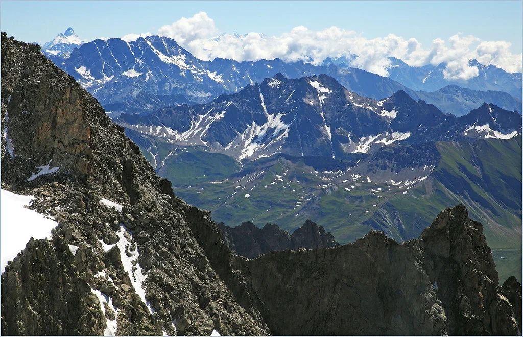 Pointe Helbronner, France, Italie