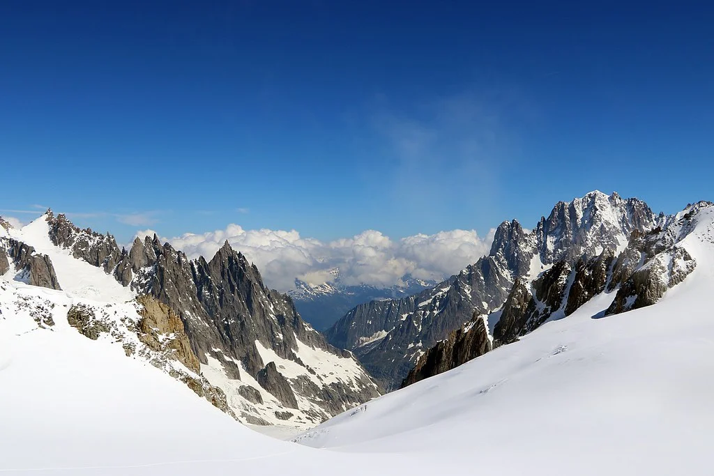 Pointe Helbronner, France, Italie