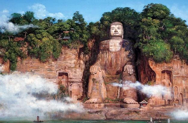 Grand Bouddha de Leshan, Chine