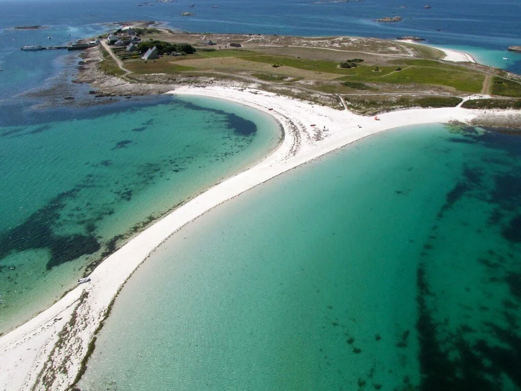 Plage de l'Ile Saint-Nicolas, France