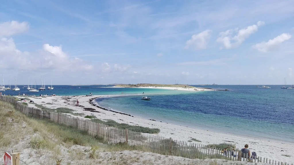 Plage de l'Ile Saint-Nicolas, France