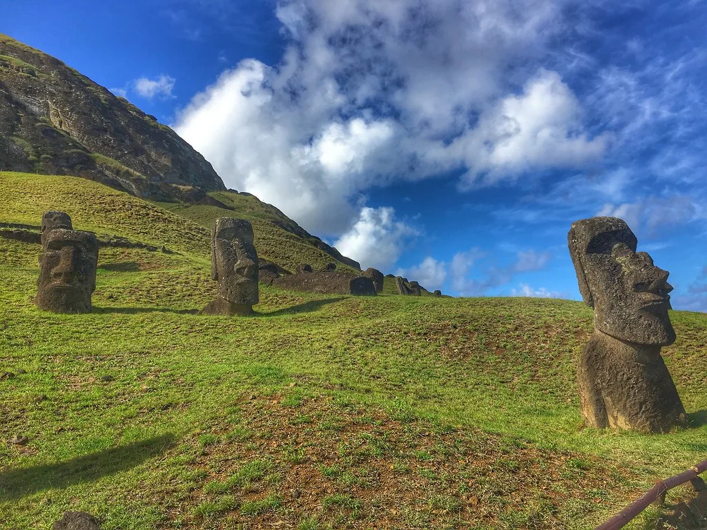 Rano Raraku, Chili, Île de Pâques