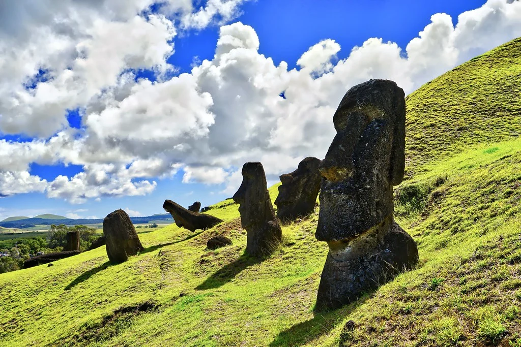 Rano Raraku, Chili, Île de Pâques