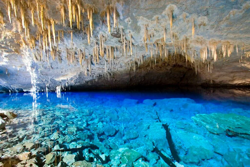 Gruta do Lago Azul, Brésil