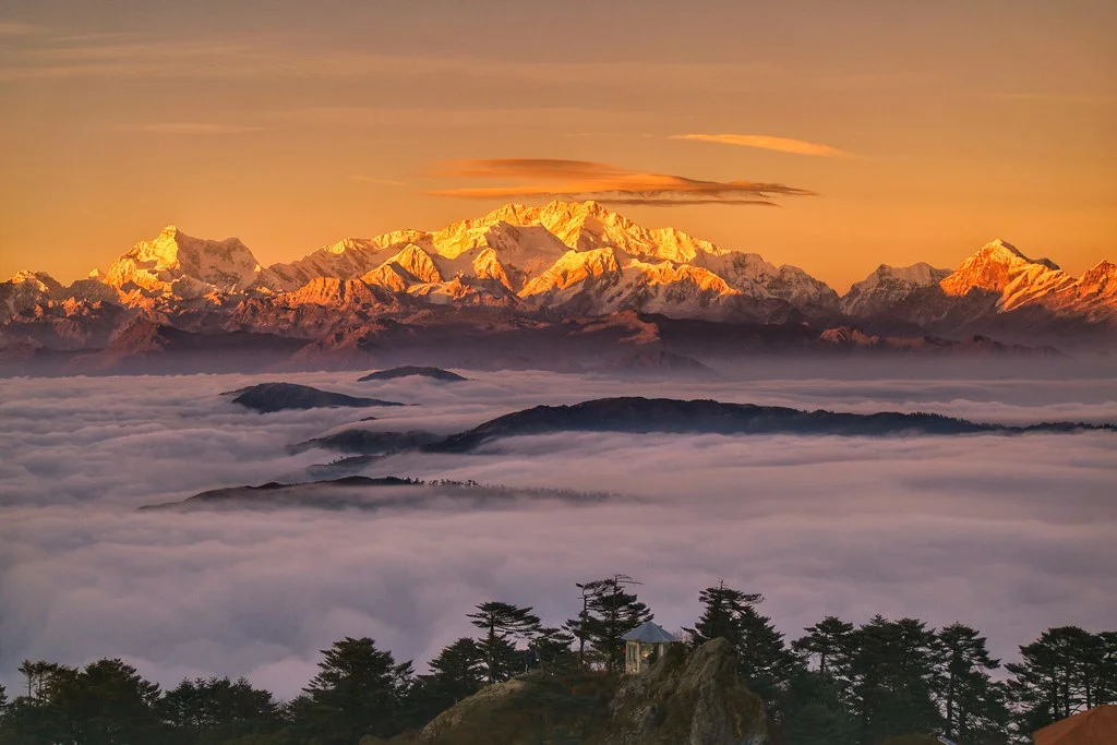Kanchenjunga, Inde, Népal