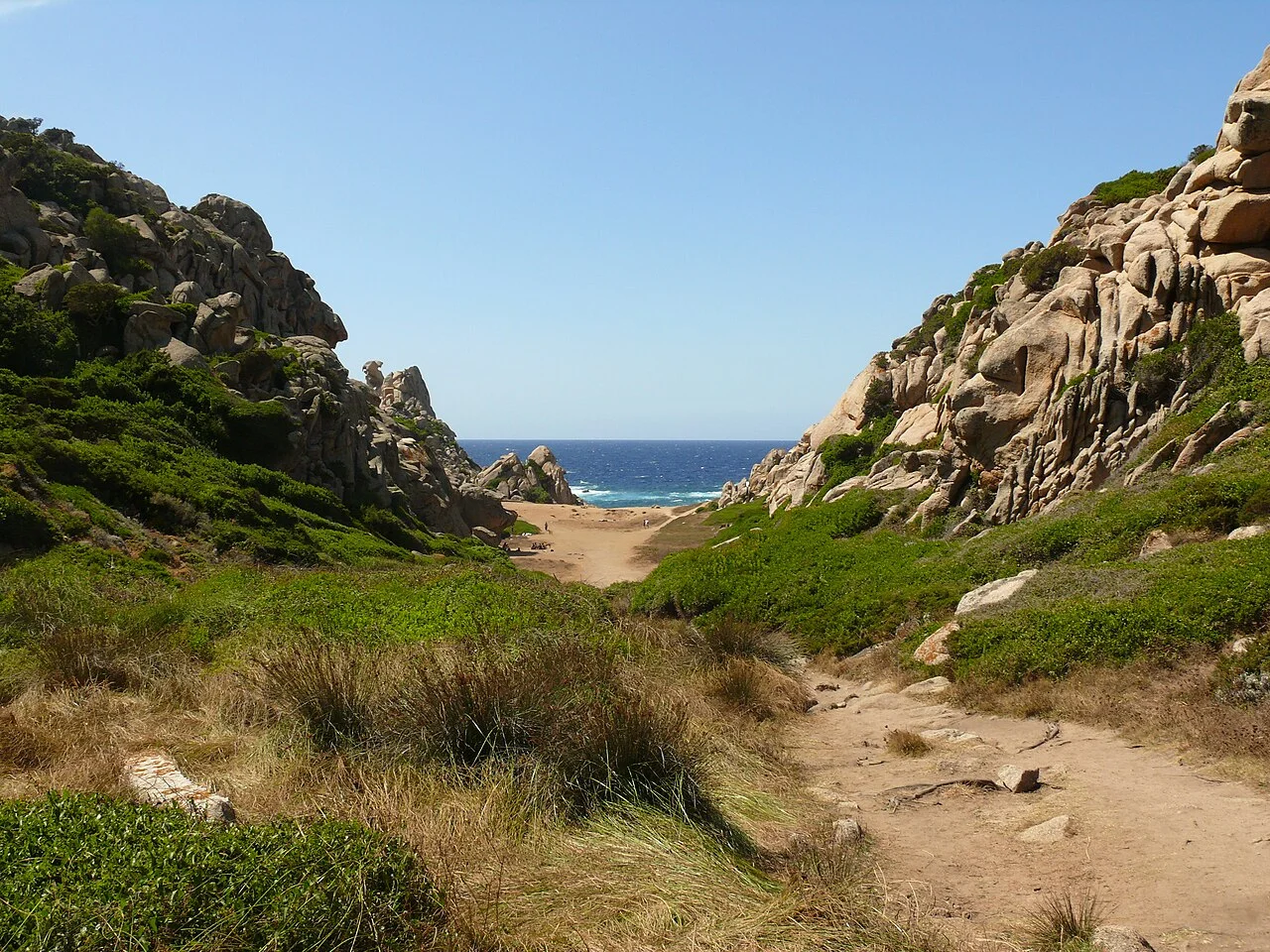 Valle della Luna (Capo Testa), Italie