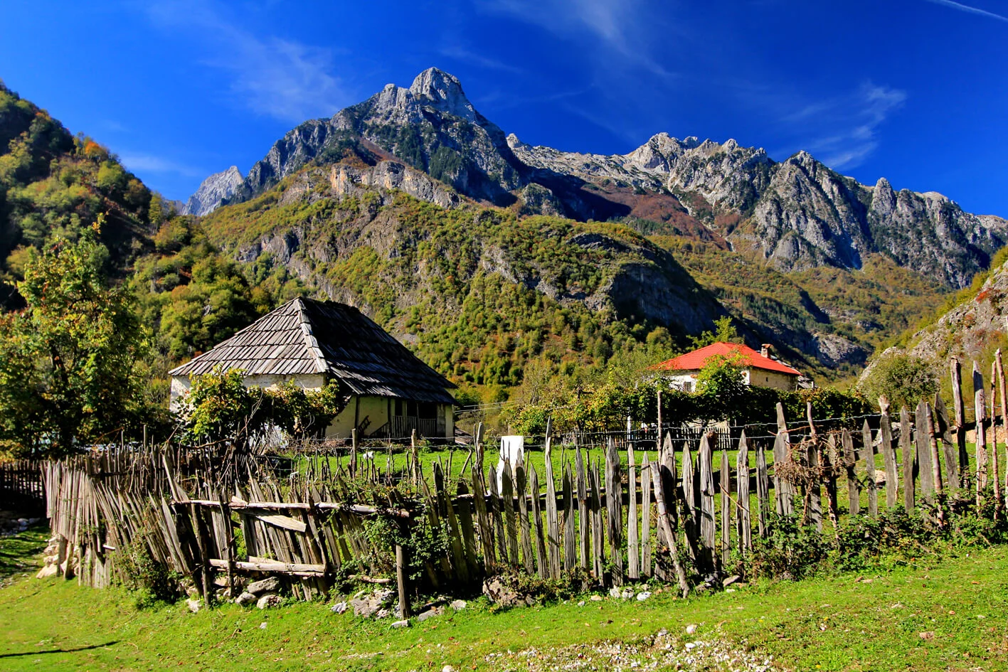 Valbone, Albanie