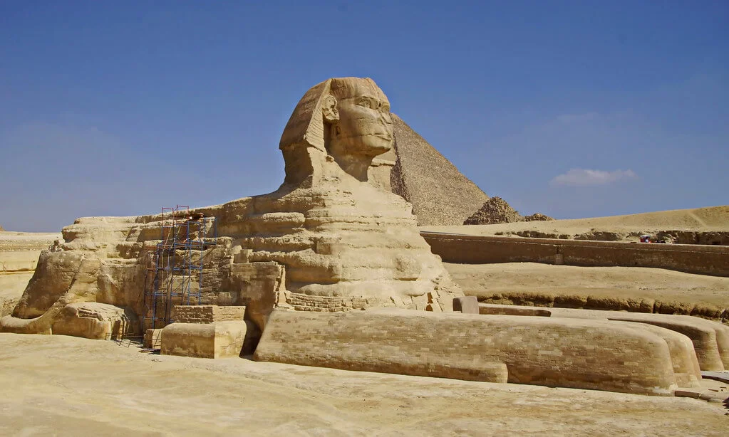 Sphinx de Gizeh, Égypte