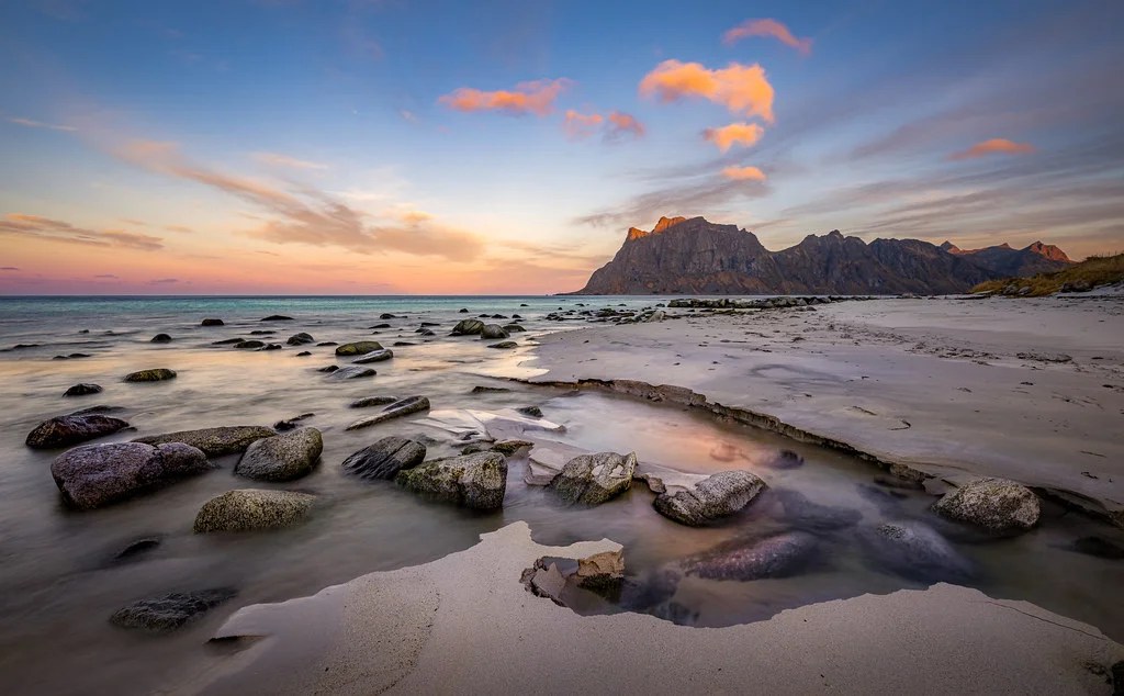 Uttakleiv Beach, Norvège