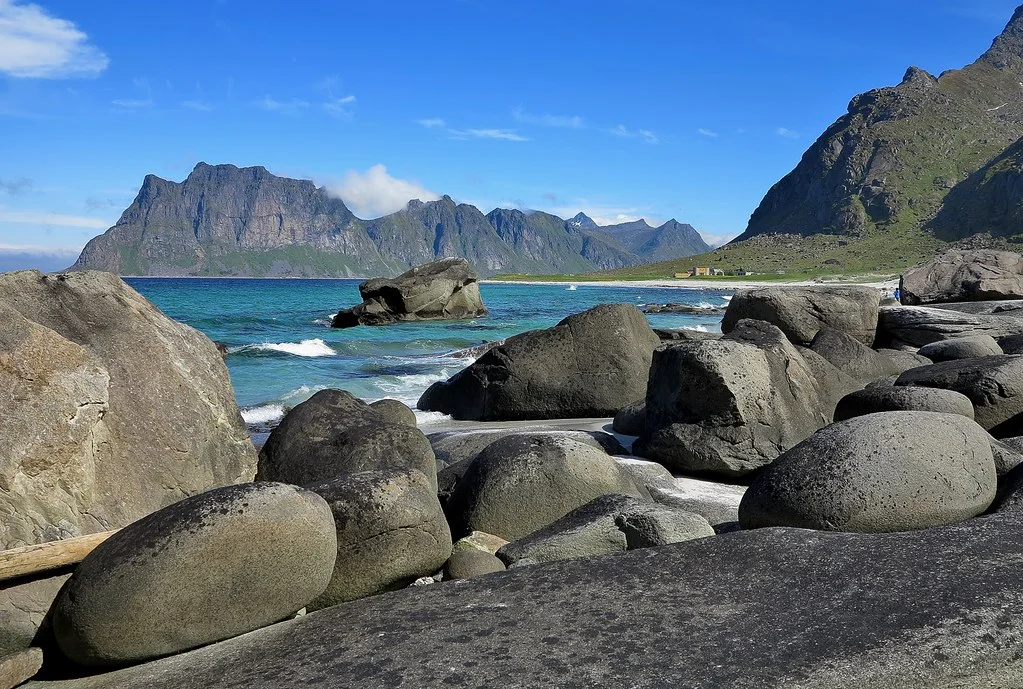 Uttakleiv Beach, Norvège
