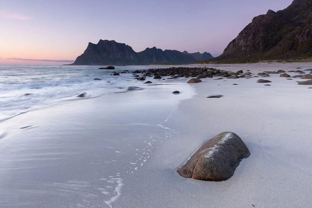 Uttakleiv Beach, Norvège