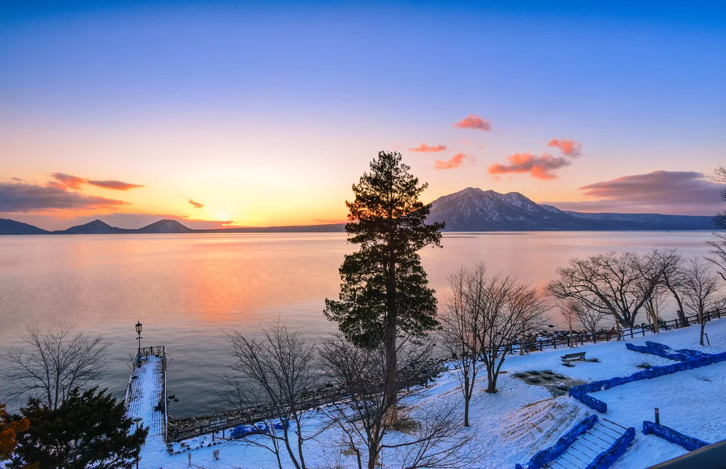 Lac Shikotsu, Japon