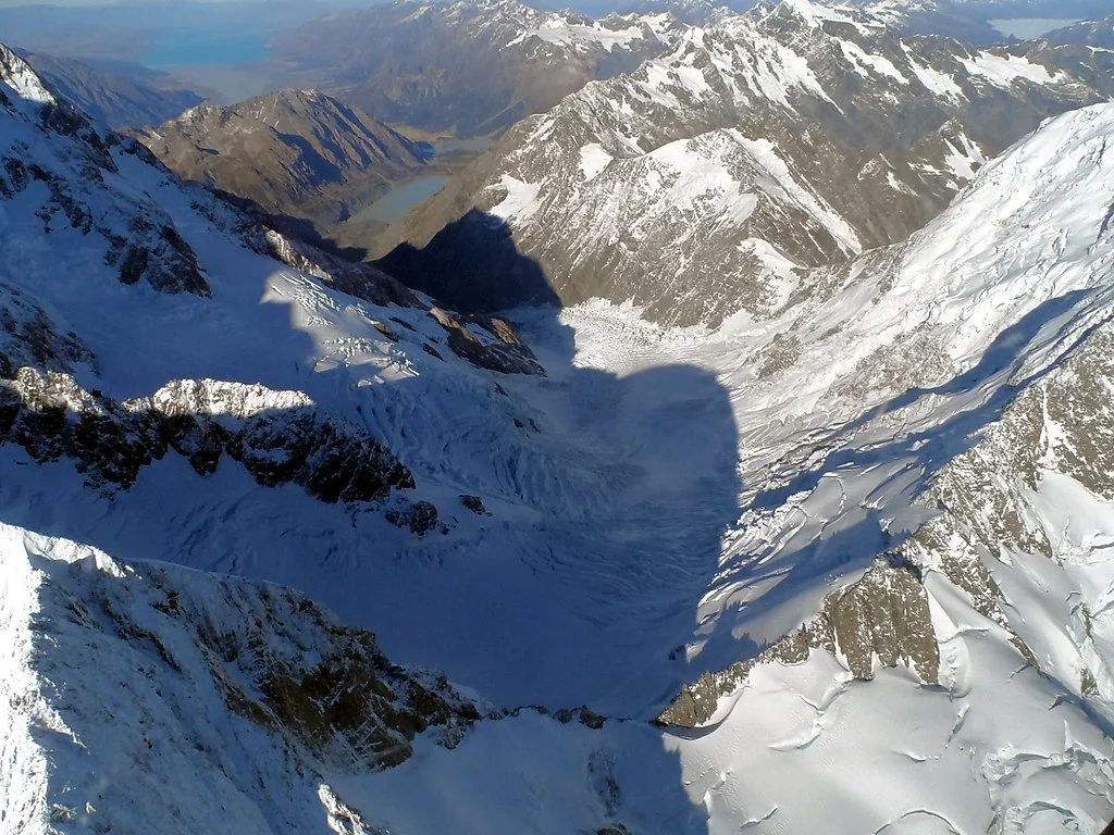 Glacier Hooker, Nouvelle-Zélande
