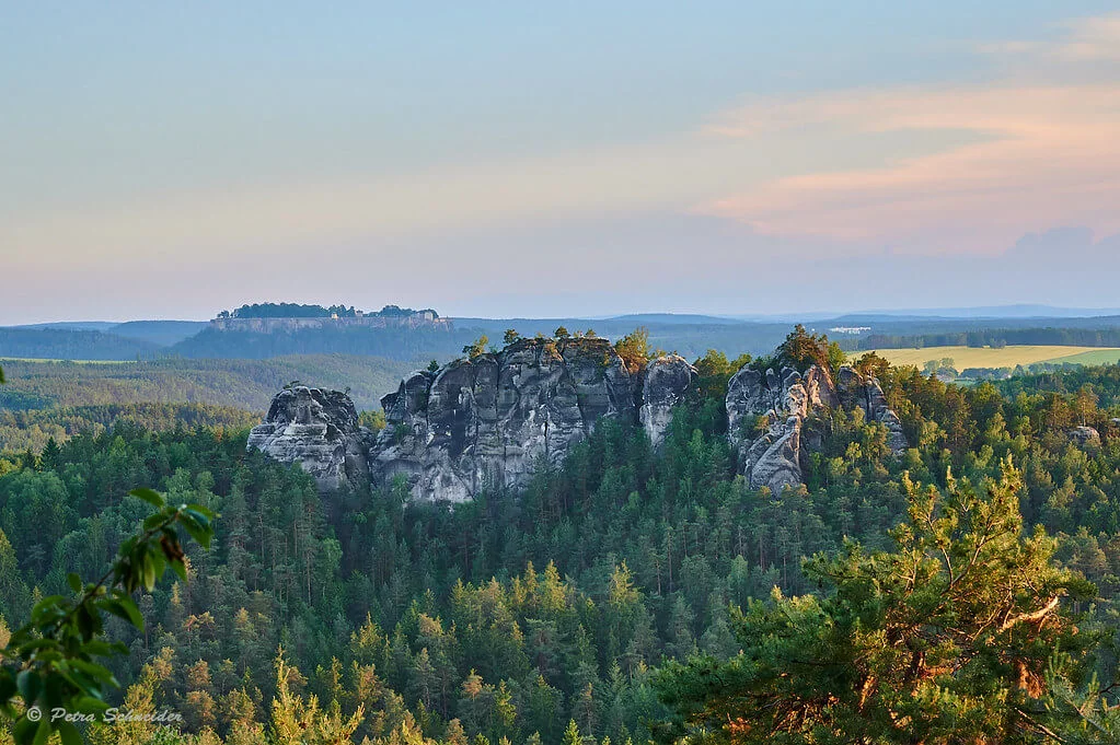 Massif gréseux de l'Elbe, Allemagne, République tchèque