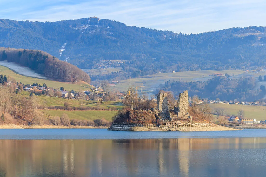 Île d'Ogoz, Suisse